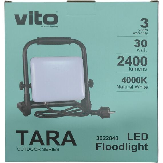 Faro LED 30W 2400Lm 4000K bianco naturale EL197 Vito