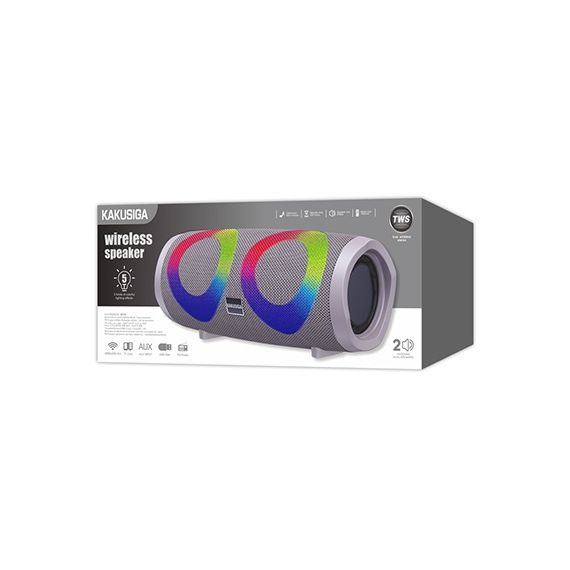 Altoparlante Bluetooth 10W con radio FM grigio KSC-615 F2880 Kakusiga