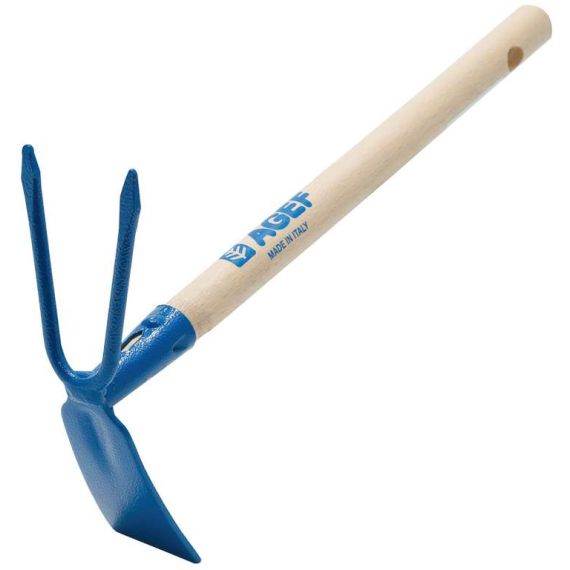 Agef ZAPPETTA QUADRO-BIDENTE con manico cm. 30 FV50696 Agef