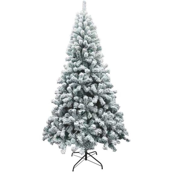 ALBERO DI NATALE SESTRIERE INNEVATO H. cm. 150 - base  Ø cm. 70 (450 rami) FV54753 