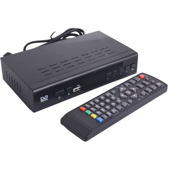 Decoder digitale terrestre HDMI/SCART/USB/LAN DVB T3 FULL HD 1080p H.265 WB2292 