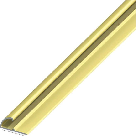 Alfer PROFILO PER BORDI AUTOADESIVO ALLUMINIO Ottone mm. 26x13 mt. 1 FV53566 Alfer