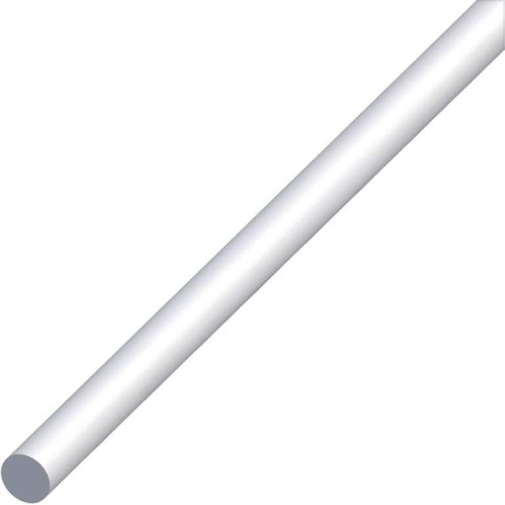 Alfer PROFILO BARRA TONDA ALLUMINIO Argento Satinato  Ø mm. 8 mt. 1 FV53594 Alfer