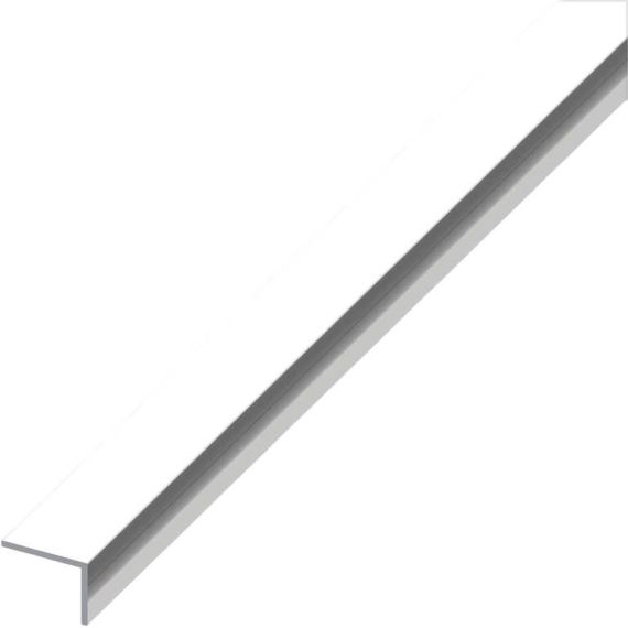 Alfer PROFILO ANGOLARE ALLUMINIO (lati disuguali) Argento Cromato mm. 30x15x1 mt. 2 FV53667 Alfer