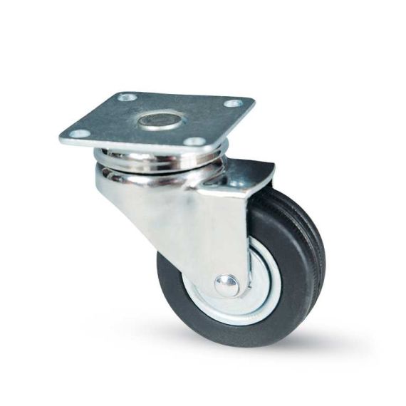 Avo RUOTA GIREVOLE PER MOBILI art.150 mm.50-piastra mm. 47x47 FV15745 Avo