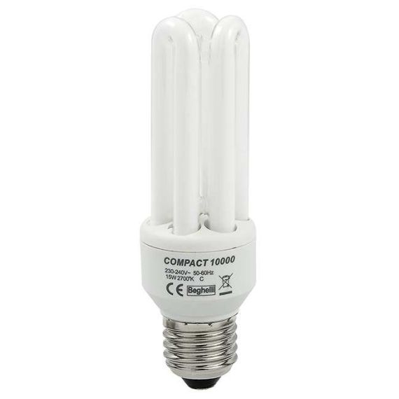 Beghelli LAMPADA RISPARMIO ENER. 3 TUBI E14  luce calda 11 W FV31413 Beghelli