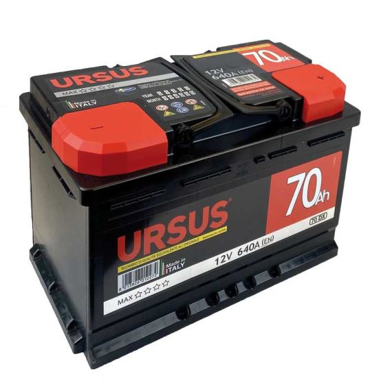 BATTERIA AVVIAMENTO AUTO URSUS  60 Ah mm. 242x175x190 h FV51774 