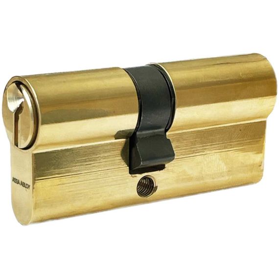 Assa Abloy CILINDRO SAGOMATO GEMMA Ottone Lucido mm. 55 (27,5-27,5)  FV52686 Assa Abloy