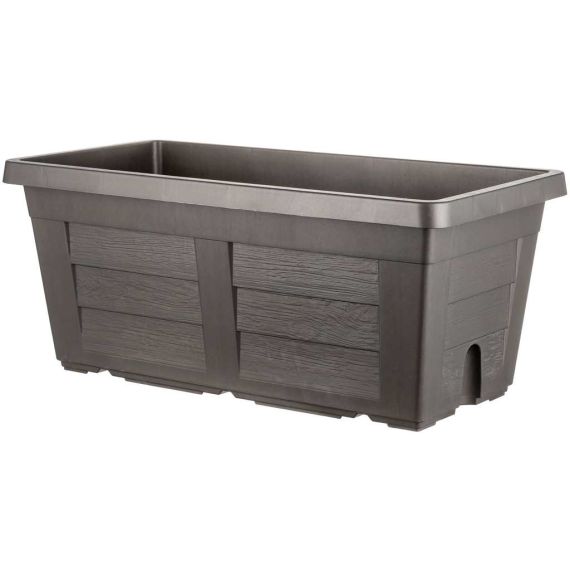 Bama FIORIERA RETTANGOLARE LEGNO Col. Antracite cm. 80x40x34 h FV53112 Bama