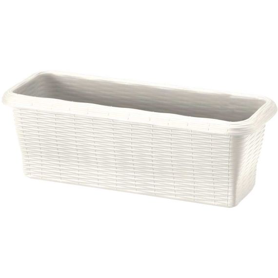 Bama FIORIERA RETTANGOLARE PAGLIA NORMAL Col. Panna cm. 60x20x17,5 h FV53142 Bama