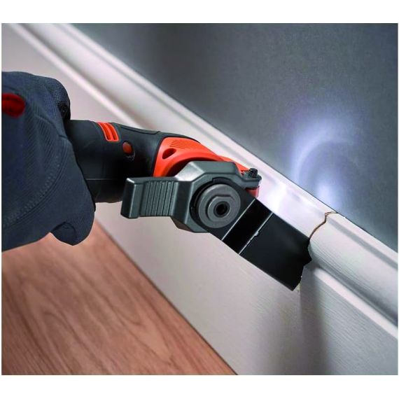 Black+Decker UTENSILE MULTIFUNZIONE A BATTERIA BDCOS18D1K-QW 18 V 1 batteria 1,5 Ah con accessori FV56241 Black + Decker