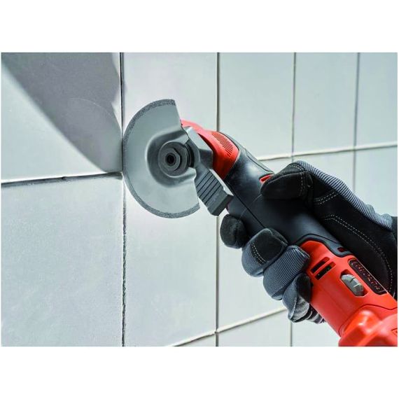 Black+Decker UTENSILE MULTIFUNZIONE A BATTERIA BDCOS18D1K-QW 18 V 1 batteria 1,5 Ah con accessori FV56241 Black + Decker