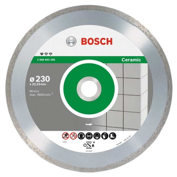 Bosch DISCO DIAMANTATO PER CERAMICA  Ø mm. 230 FV30278 Bosch