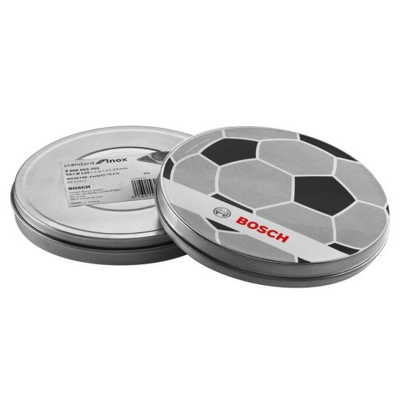 Bosch BOX DISCHI ABRASIVI 10 PZ. per inox Ø mm. 115x1,0x22,2 FV31219 Bosch