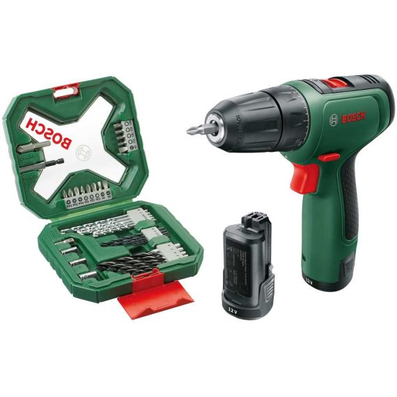 Bosch TRAPANO AVVITATORE A BATTERIA EASYDRILL1200 12V  2 BATT.1,5AH + X34 FV50402 Bosch