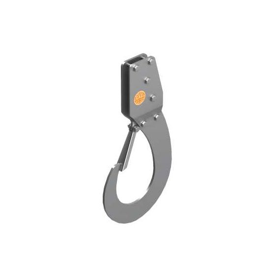 C.S.C. GANCIO DI SOLLEVAMENTO AUTOBLOCCANTE PER PONTEGGIATORI portata kg. 50 cm. 23,5x44,1 FV50757 C.S.C.