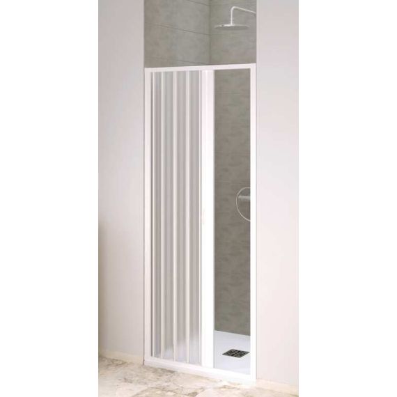 BOX DOCCIA A SOFFIETTO POINT acrilico cm. 90-110 x 185 h FV54381 