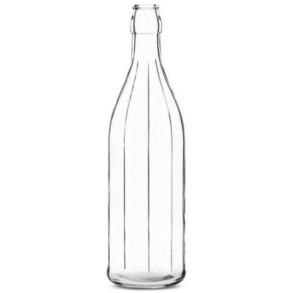 BOTTIGLIA VETRO COSTOLATA  ml. 500 FV57397 