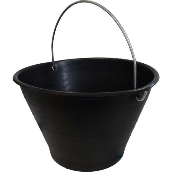 CARDARELLA IN PLASTICA Lt. 8 Ø cm. 34 - Nera FV3113 