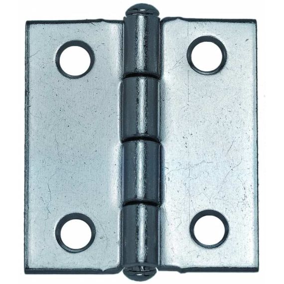 CERNIERA MEZZA LARGA PESANTE PERNO FISSO IN ACCIAIO ZINCATO  mm. 70x50 FV49702 