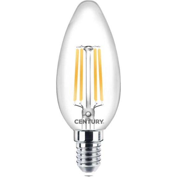 Century LAMPADA A FILAMENTO LED CANDELA E14 Luce naturale  6 W - 806 lumen FV55918 Century