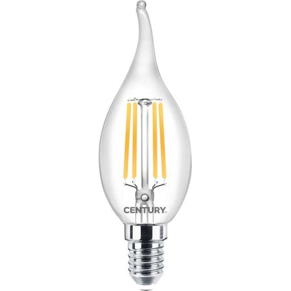 Century LAMPADA A FILAMENTO LED COLPO DI VENTO E14 Luce calda  4 W - 470 lumen FV55922 Century