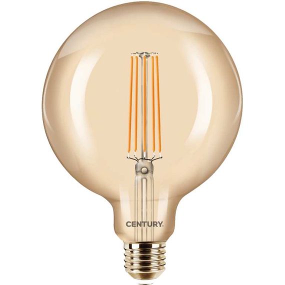 Century LAMPADA A FILAMENTO LED EPOCA GLOBO E27 Luce calda  8 W - 806 lumen FV55932 Century