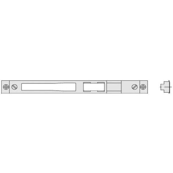 Cisa CONTROPIASTRA REGOLABILE PER SERRATURE Art. 06463 mm. 230x22 FV57399 Cisa