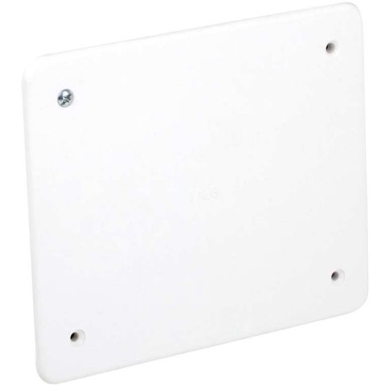 COPERCHIO PER SCATOLA DI DERIVAZIONE DA INCASSO CON VITI mm.119X96 FV50298 