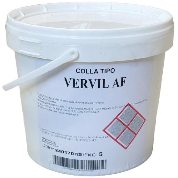 COLLA ACETOVINILICA VERVIL AF  kg. 5 FV56612 