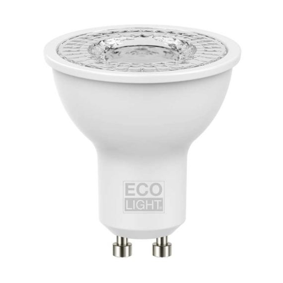 Ecolight LAMPADA A LED SPOT GU10 FASCIO 110° luce calda 6 W FV44129 EcoLight