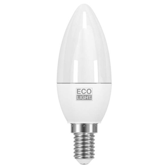 Ecolight LAMPADA A LED CANDELA E14 luce calda 6 W FV44137 EcoLight