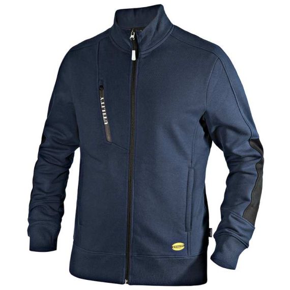 Diadora FELPA FZ LITEWORK Col. Blu Navy Mis. L FV48929 Diadora