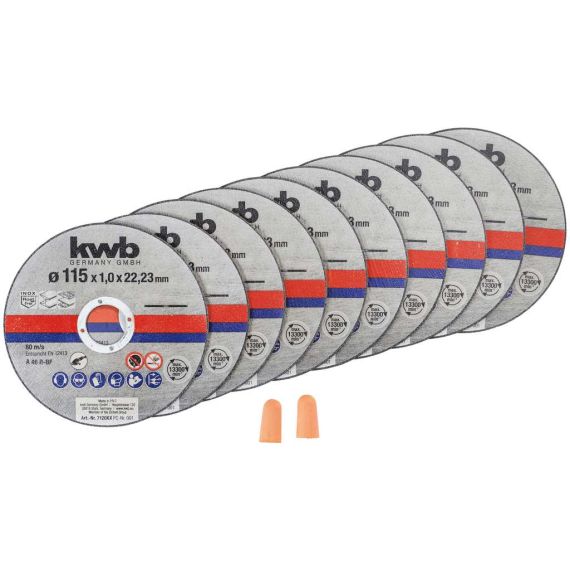 Einhell SET 10 PZ. DISCHI DA TAGLIO Ø mm. 115x1,0  FV50144 Einhell