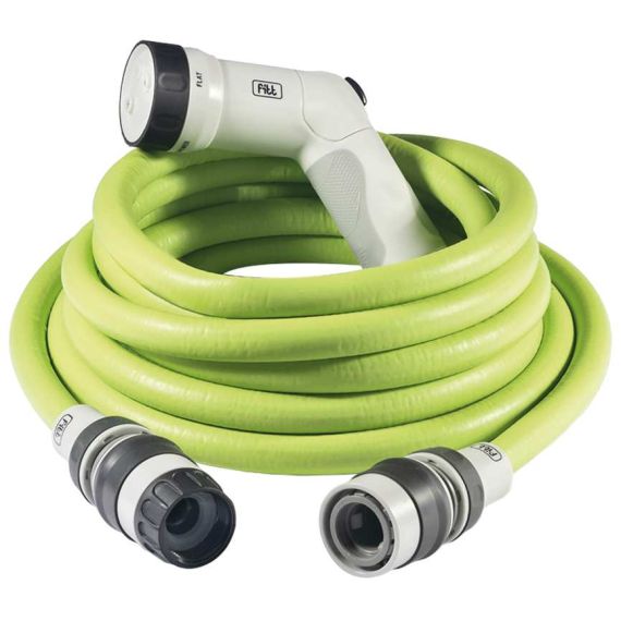 Fitt TUBO ESTENSIBILE PER GIARDINAGGIO FITT IKON mt.25 CON PISTOLA col. LIME FV50118 Fitt