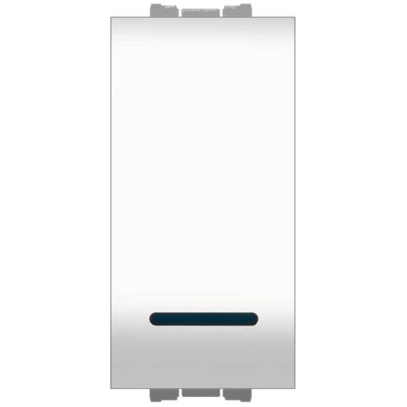 Feb Elettrica INTERRUTTORE UNIPOLARE LUMINOSO 16 AX Col. Bianco FV58147 Feb Elettrica
