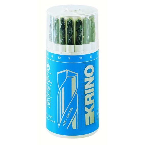 Krino ASSORTIMENTO PUNTE PER METALLO HSS PZ. 19 FV2755 Krino