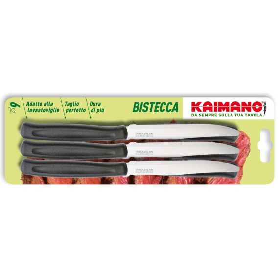 Kaimano SET COLTELLI PER BISTECCA DINAMIK 6 PEZZI col. Bianco FV32205 Kaimano