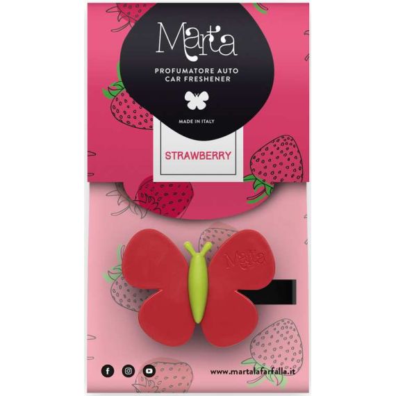 Fra-ber PROFUMATORE AUTO ''MARTA LA FARFALLA'' Fragola FV54998 Fra-Ber