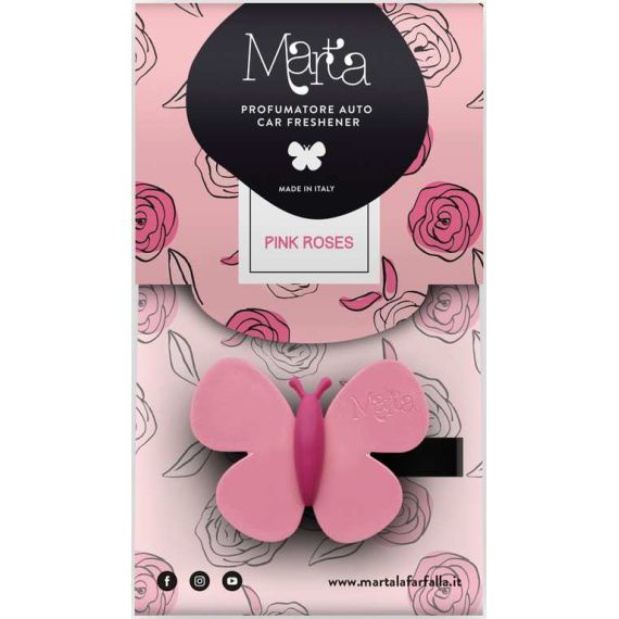 Fra-ber PROFUMATORE AUTO ''MARTA LA FARFALLA'' Rose FV55005 Fra-Ber