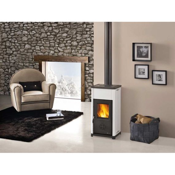 La Nordica STUFA A LEGNA TEA Col. Bianco FV49531 La Nordica Extraflame
