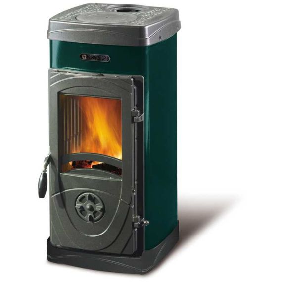 La Nordica STUFA A LEGNA SUPER JUNIOR Col. Verde FV53411 La Nordica Extraflame