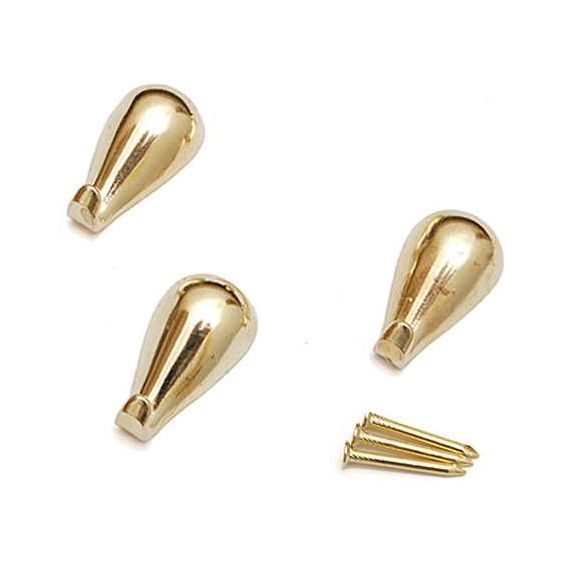 GANCETTO PER QUADRI GOCCIA 3 PZ.  col. Oro lucido FV57347 