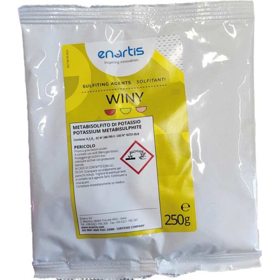 METABISOLFITO POTASSIO WINY  gr. 250 FV35335 