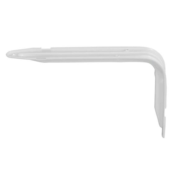 MENSOLA NERVATA PLUTONE Col. Bianco cm. 24x15 FV41474 