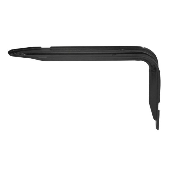 MENSOLA NERVATA PLUTONE Col. Nero cm. 28x18 FV41477 