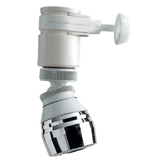 Ipierre Garden CANNUCCIA PER RUBINETTI CON SNODO DOCCETTA CROMATA cm. 8 FV16490 Ipierre Garden