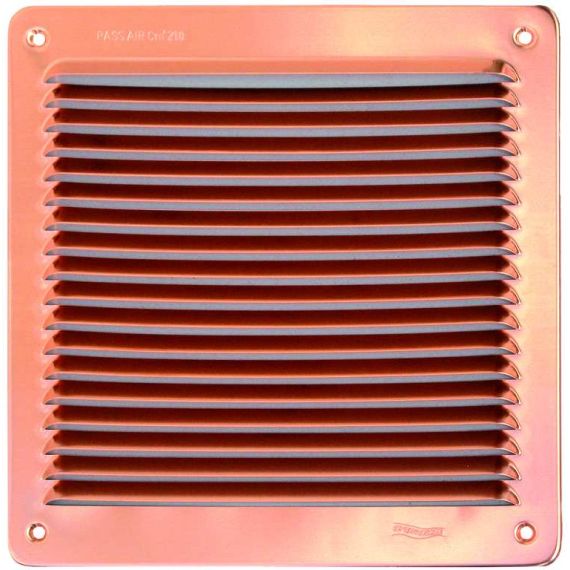 GRIGLIA DI AERAZIONE IN RAME  mm. 230x230 FV25862 