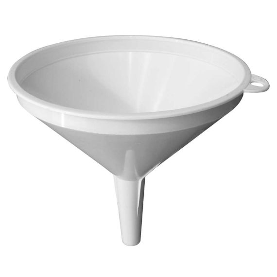 IMBUTO IN PLASTICA PER TRAVASO BIANCO  Ø cm. 26 FV30579 