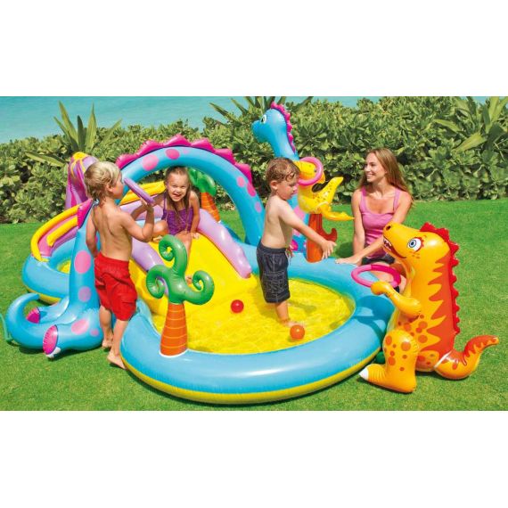Intex PLAY CENTER DINOLAND cm. 302x229x112 h (lt. 290) FV34130 INTEX